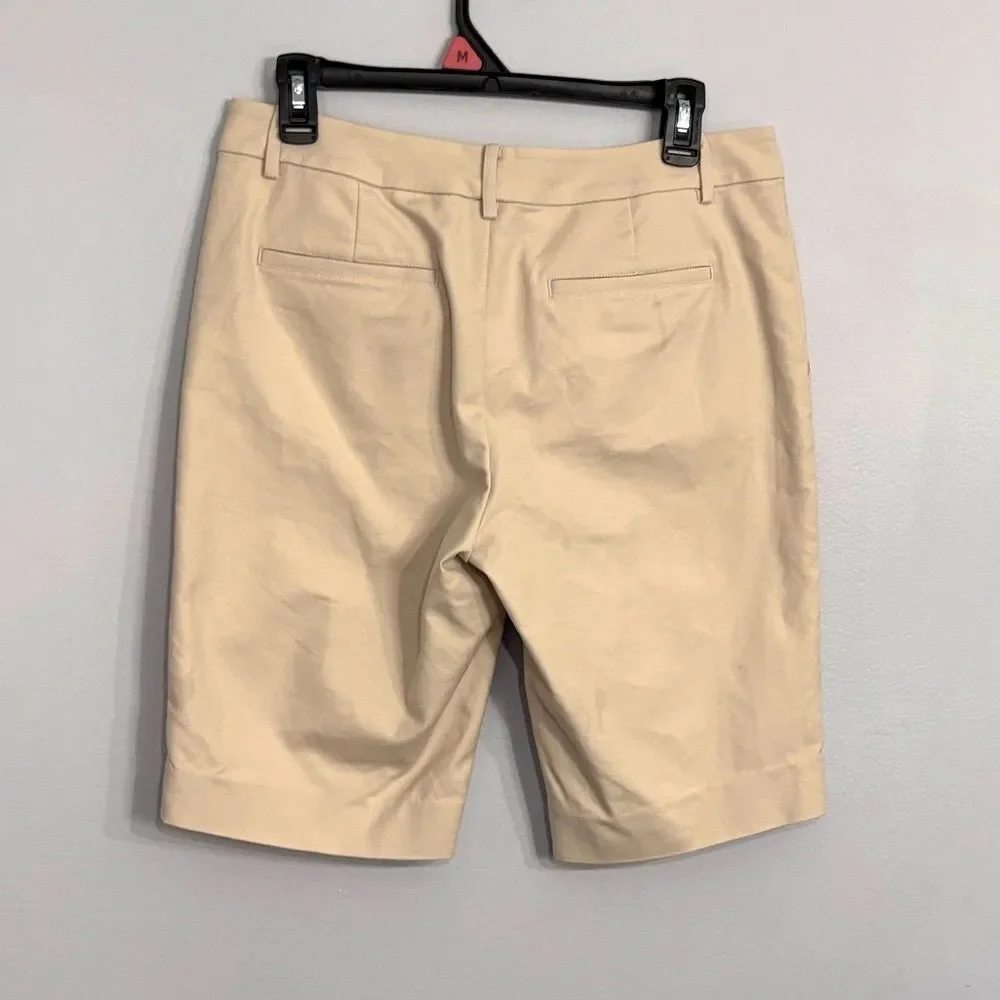 Lauren Ralph Lauren | Women’s Classic Tan Bermuda Chino 10” Casual Shorts Size 6